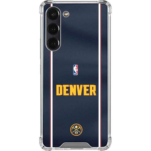 NBA Denver Nuggets Jersey Galaxy S24 FE Clear Case